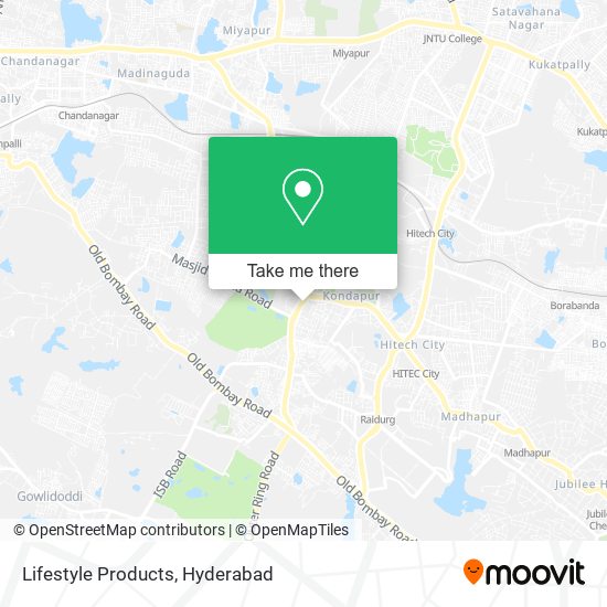 Lifestyle Products map