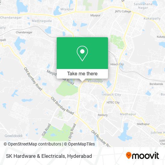 SK Hardware & Electricals map