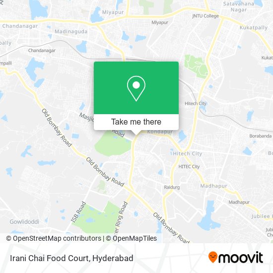 Irani Chai Food Court map