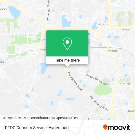 DTDC Couriers Service map