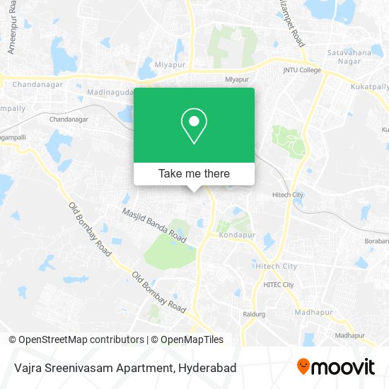 Vajra Sreenivasam Apartment map