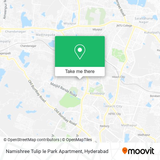 Namishree Tulip le Park Apartment map