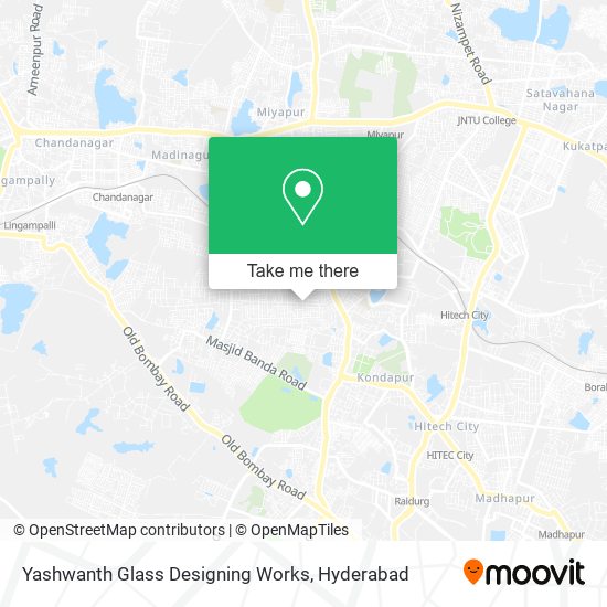 Yashwanth Glass Designing Works map