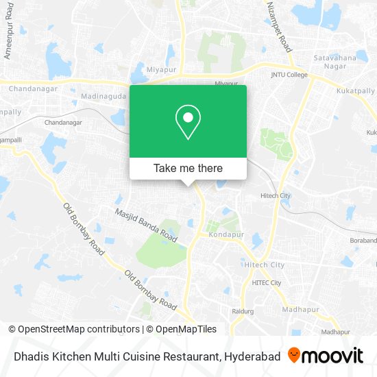 Dhadis Kitchen Multi Cuisine Restaurant map