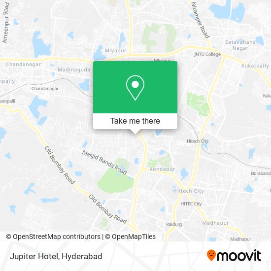 Jupiter Hotel map