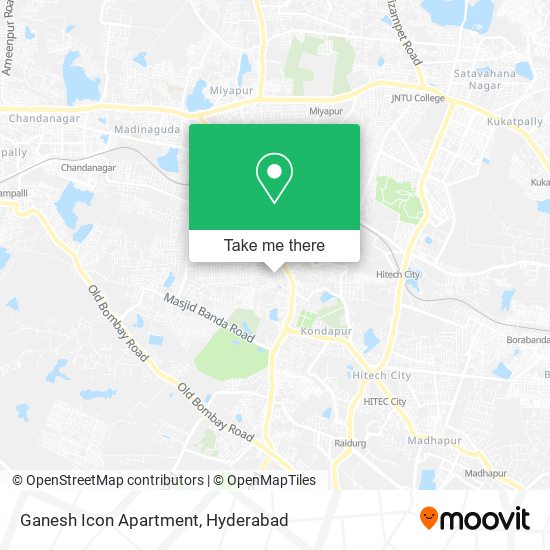 Ganesh Icon Apartment map