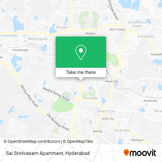 Sai Srinivasam Apartment map