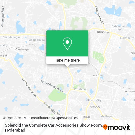 Splendid the Complete Car Accessories Show Room map