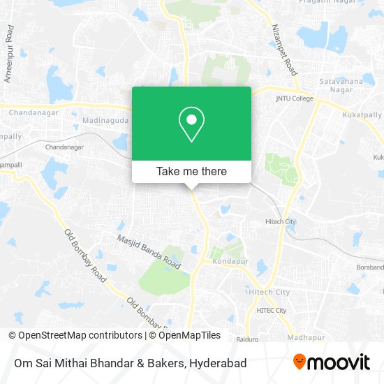 Om Sai Mithai Bhandar & Bakers map