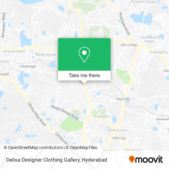 Delisa Designer Clothing Gallery map