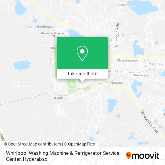 Whirlpool Washing Machine & Refrigerator Service Center map
