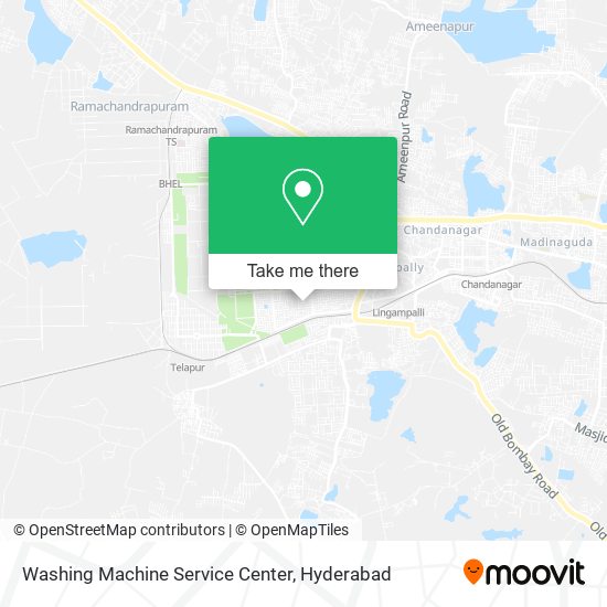 Washing Machine Service Center map