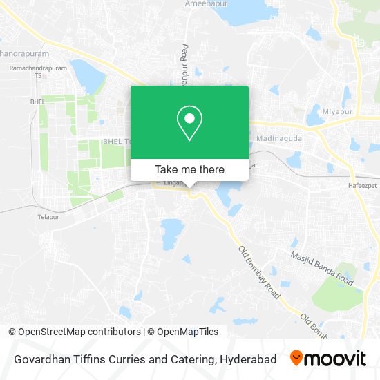 Govardhan Tiffins Curries and Catering map