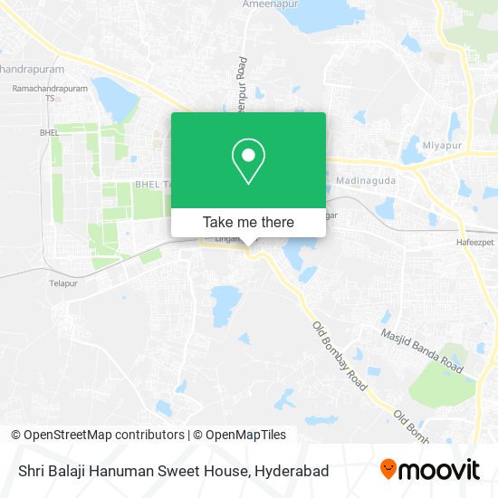 Shri Balaji Hanuman Sweet House map