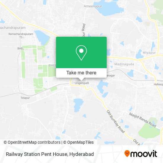 Railway Station Pent House map