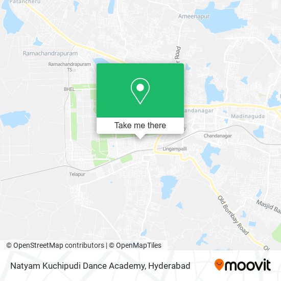 Natyam Kuchipudi Dance Academy map