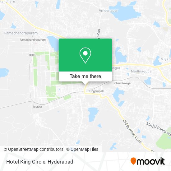 Hotel King Circle map