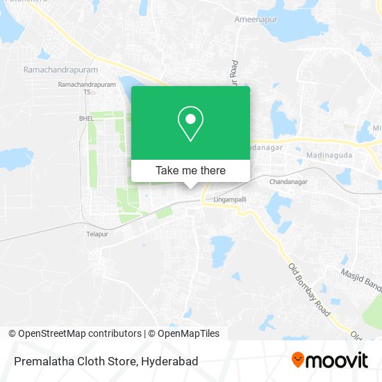 Premalatha Cloth Store map