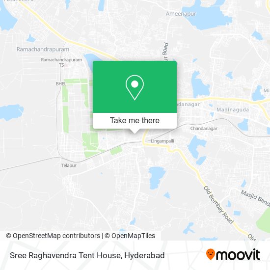 Sree Raghavendra Tent House map