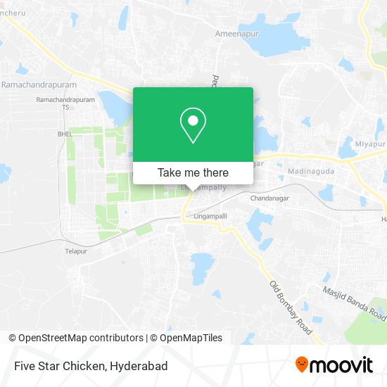 Five Star Chicken map