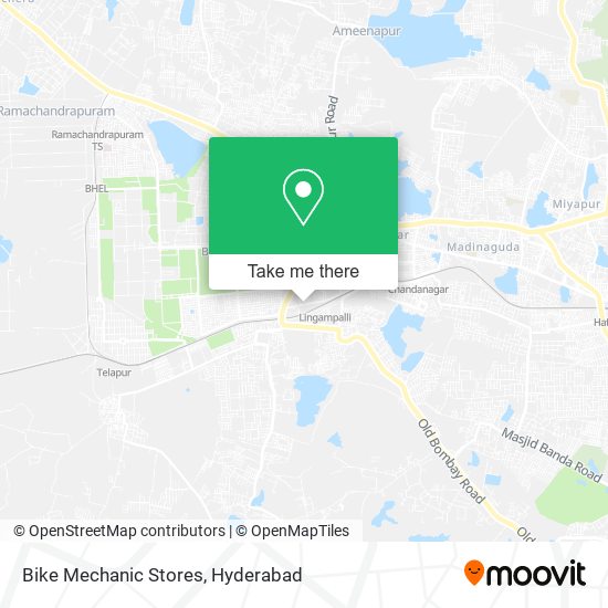 Bike Mechanic Stores map