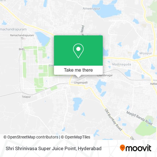 Shri Shrinivasa Super Juice Point map