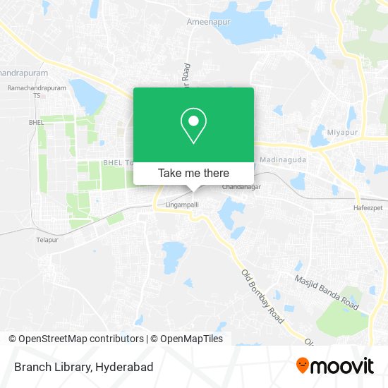 Branch Library map