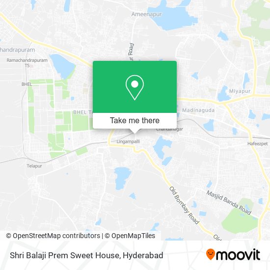 Shri Balaji Prem Sweet House map