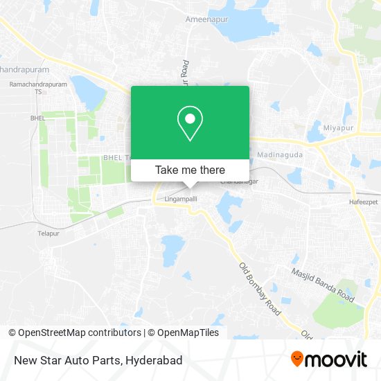 New Star Auto Parts map