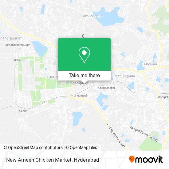 New Ameen Chicken Market map