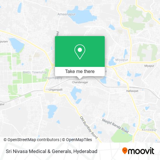 Sri Nivasa Medical & Generals map