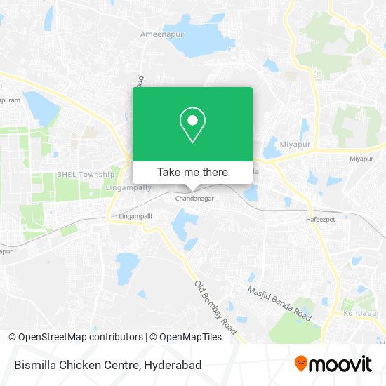 Bismilla Chicken Centre map