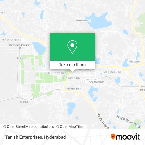 Tanish Enterprises map