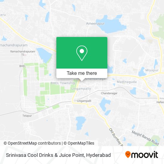 Srinivasa Cool Drinks & Juice Point map