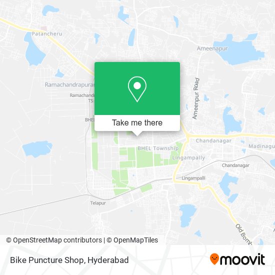 Bike Puncture Shop map