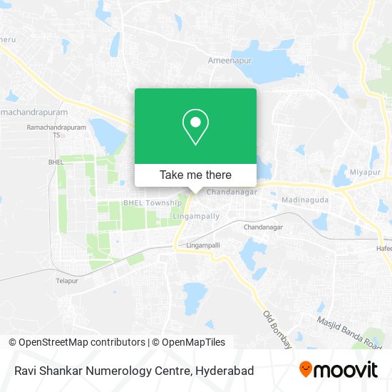 Ravi Shankar Numerology Centre map