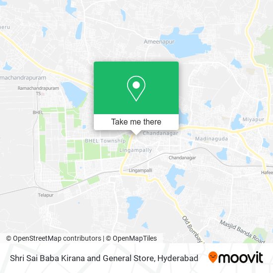 Shri Sai Baba Kirana and General Store map