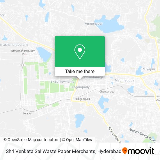 Shri Venkata Sai Waste Paper Merchants map
