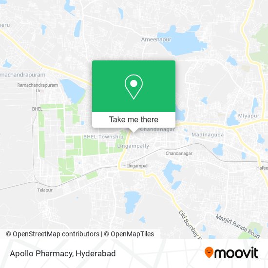 Apollo Pharmacy map