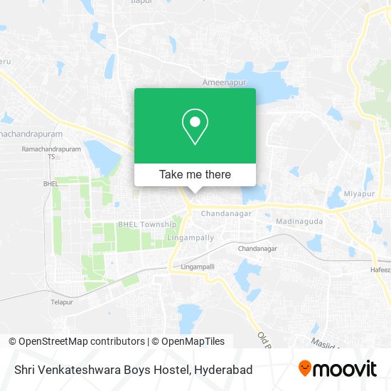 Shri Venkateshwara Boys Hostel map