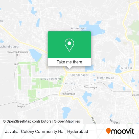 Javahar Colony Community Hall map