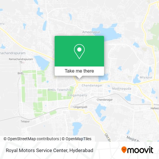 Royal Motors Service Center map