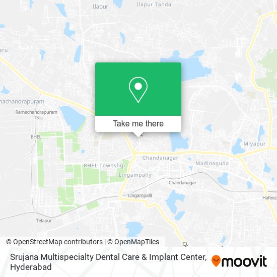 Srujana Multispecialty Dental Care & Implant Center map