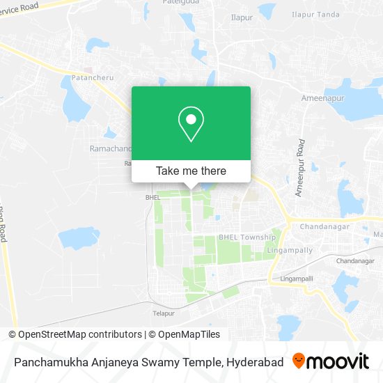 Panchamukha Anjaneya Swamy Temple map