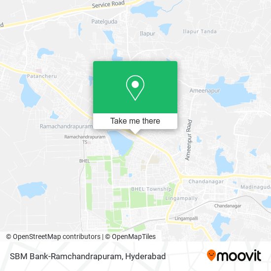 SBM Bank-Ramchandrapuram map