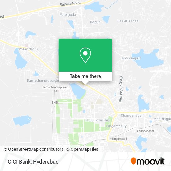 ICICI Bank map