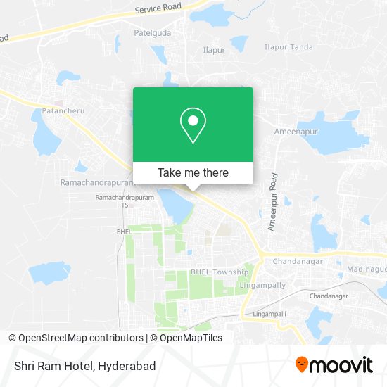 Shri Ram Hotel map