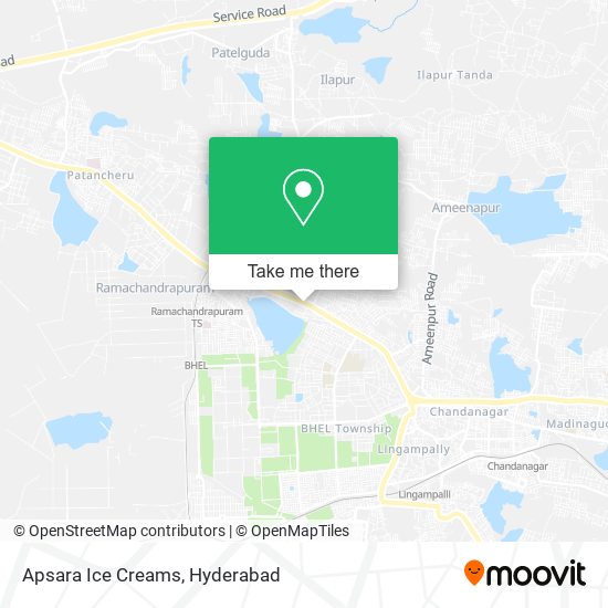 Apsara Ice Creams map