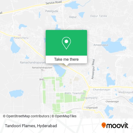 Tandoori Flames map