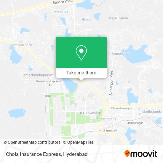 Chola Insurance Express map